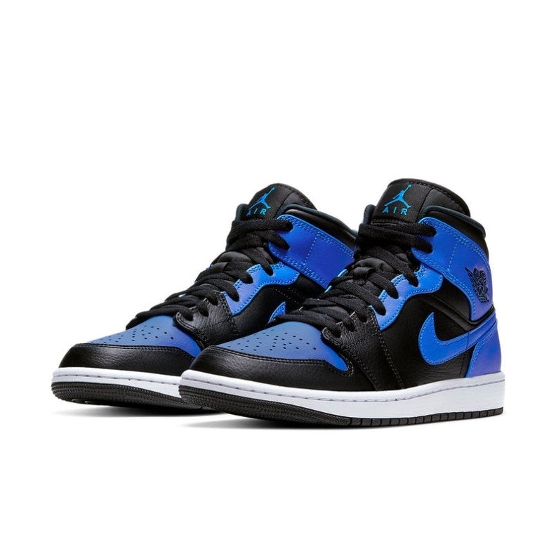 Air Jordan 1 Mid 'Hyper Royal Black' – 554724-077